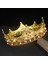 Altın Şampiyon Kadınlar Için Yeni Barok Büyük Kristal Çiçek Taç Kings Queens Tiaras Güzellik Yarışması Gelin Düğün Saç Takı Aksesuarları (Yurt Dışından) 4