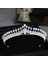 Gümüş Rengi Lüks Bayan Taç Bandı Kristal Rhinestone Tiara ve Taç Saç Bandı Takı Gümüş Renk Gelin Saç Aksesuarları Düğün (Yurt Dışından) 4