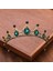 Kırmızı Vintage Barok Kraliçe Taç ve Tiara Kristal Rhinestone Taç Gelin Diadem Saç Takı Düğün Saç Aksesuarları Parti Tiaras (Yurt Dışından) 1
