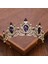 Kırmızı Vintage Barok Kraliçe Taç ve Tiara Kristal Rhinestone Taç Gelin Diadem Saç Takı Düğün Saç Aksesuarları Parti Tiaras (Yurt Dışından) 4