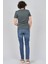 T-Shirt W23594 V Yaka Düz Ribana 5