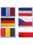 Lihtenştayn Bayrağı Stili Nakış Yamaları Rozetleri Slovakya Romanya Isviçre Ispanya Fransa Belçika Yunanistan Hollanda Polonya Vatikan Macaristan Bayrağı Yama (Yurt Dışından) 5