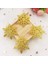 Altın Tarzı mm Glitter Noel Kar Taneleri Kompozit Altın Tozu Kumaş Aplikler Düğün Yapımı Dıy Zanaat Malzemeleri A92 (Yurt Dışından) 1