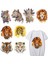 NO.2522 Stili Demir On Tiger Lion Leopard Giyim Için Yamalar Dıy T-Shirt Aplike Isı Transferleri Vinil Çıkartmalar Giysiler Için Termal Basın H (Yurt Dışından) 2