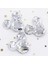 Gümüş Tarzı Glitter Sequins Kumaş Fare Yastıklı Yamalar Dıy El Sanatları Giysileri Için Fare Aplikleri Şapkalar Firkete Süs Aksesuarları F29 (Yurt Dışından) 1