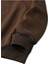 Kadın Basic 0 Sıfır Yaka Baskısız Düz Oversize Salaş Bol Kesim Polar Sweatshirt 3