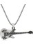​Gümüş Elektro Gitar Erkek Kolye 1