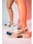 Duja Bej Laci Multi Fileli Kadın Kalın Taban Spor Sneakers 4
