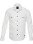 Erkek Büyük Beden 118-191 Kilo Arası Için Uygun Uzun Kollu Kot Gömlek Beyaz 1