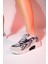 Duja Gri Siyah Multi Fileli Kadın Kalın Taban Spor Sneakers 2