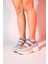 Berge Buz Multi Kadın Cırtlı Dolgu Taban Spor Sneakers 5