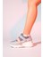 Berge Buz Multi Kadın Cırtlı Dolgu Taban Spor Sneakers 6