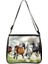 30CM Hayvan Baskı Omuz Kadın Eğlence Taşınabilir Kanvas Messenger Kadın Küçük Retro Debriyaj Kadın Çapraz Çanta (Yurt Dışından) 1