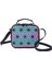 Düzensiz Dıomo Trend Kadın Küçük Omuz Geometrik Kadın Crossbody Aydınlık Kare Öğrenci Genç Kız Lazer Çanta (Yurt Dışından) 4