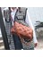 Brown Shoulder Kadın Omuz Kalın Zincir Crossbody Kadın El Kadın Perçin Düğme Çanta (Yurt Dışından) 1