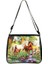 30CM Hayvan Baskı Omuz Kadın Eğlence Taşınabilir Kanvas Messenger Kadın Küçük Retro Debriyaj Kadın Çapraz Çanta (Yurt Dışından) 1