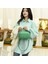 Zümrüt Kadın Messenger Crossbody Tote Kanvas Omuz Deri Ünlü Çanta (Yurt Dışından) 4