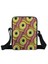 Afro Desen Messenger Kadın Tuval Crossbody Çanta (Yurt Dışından) 1