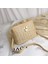 23X17X11CM Hasır Crossbody El Yapımı Dokuma Pu Deri Boho Kadın Plaj Tatil Omuz Çanta (Yurt Dışından) 5