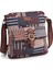 Bayrak Annmouler Vintage Kadın Omuz Kumaş Crossbody Kadın Messenger Kız Tote Çanta (Yurt Dışından) 1