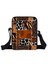 Afro Desen Messenger Kadın Tuval Crossbody Çanta (Yurt Dışından) 1
