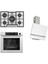 Steamart&fryart Serisi Buharlı Pişirme Beşliocaklı Beyaz Set (ED036 + XE64CB +D081 ) 1