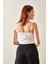 Beyaz Balenli & Askılı Crop Bluz 5YXK2-48201-01 4