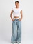 30528 Dilvin Crop Top Pamuk ve Modal Karışımlı 2
