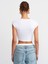 30528 Dilvin Crop Top Pamuk ve Modal Karışımlı 4
