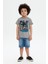 Bg Store Erkek Çocuk Gri T-Shirt 23SS0BK1474 1
