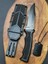 Kamp Outdoor 21 cm Avcı Bıçağı ve Asker Kolye Seti 1