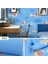 NO.5331 Tarzı 1MX45CM Sevenland Kendinden Yapışkanlı Su Geçirmez Karikatür Desen Mavi Mutfak Dolabı Dolap Pvc Duvar Kağıdı Duvar Sticker Ev Dekor Sevimli (Yurt Dışından) 1