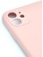 iPhone 11 Uyumlu Düz Renk Esnek Yumuşak Silikon Kılıf Rubber Pembe 3