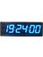 Sanec Saniyeli Dijital LED Duvar ve Masa Saati - Turkuaz (Kasa Ölçüsü: 15X50 Cm) 2