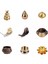 No.13 Tarzı 1pc Mini Cafe Ornament Home Decor Buddhism Gadgets Ash Catcher Joss-Stick Inserted Incense Holder Copper Censer (Yurt Dışından) 3