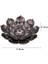 Erik Tarzı Yeni 1 Adet Alaşım Tütsü Brülör Çubuk Tutucu Plaka Budizm Lotus Censer Bronz Nasturtium Tütsü Brülör (Yurt Dışından) 4
