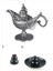 Erik Tarzı 1pcs Antique Style Retro Vintage And Gothic Gift Tin Alloy Incense Burner For Children Home Decoration (Yurt Dışından) 3