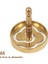 A5 Stili 1 Adet Klasik Retro Orta Doğu Arap Reçine Altın Metal Tütsü Brülör Kapak Aroma Soba Süsleme Ev Dekorasyon Süsler Dekor (Yurt Dışından) 1