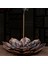 L Tarzı Bronz Lotus Tütsü Tabağı Sandal Ağacı Çubuk Buhurdan Ev Yoga Stüdyoları Budizm Nasturtium Tütsü Hattı Brülör Tutucu Dekor (Yurt Dışından) 5