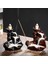 Siyah Stil Ceramic Back Flow Incense Burner Mini Waterfall Incense Holder Mountain Stream Ornaments Glazed Porcelain Censerhome Decoration (Yurt Dışından) 4
