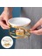 Altın Tarzı Metal Oil Burner Wax Melt Ceramic Candle Holder Aroma Oil Warmer Spa Yoga Room Meditation Home Decoration Essential Oil Burner (Yurt Dışından) 3