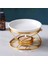 Altın Tarzı Metal Oil Burner Wax Melt Ceramic Candle Holder Aroma Oil Warmer Spa Yoga Room Meditation Home Decoration Essential Oil Burner (Yurt Dışından) 4