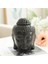 Siyah Mumluk Stili Buda Kafa Aromatik Uçucu Yağ Brülör Seramik Aromaterapi Lambası Mum Aroma Fırın Işık Ev Ofis Dekor Zanaat Süsleme (Yurt Dışından) 4