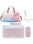 Ipad 10.9'' 2022 10.nesil Tablet Çanta + Bluetooth Klavye + Mouse + Tablet Standı Pembe- AL4233 1