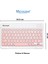 Ipad 10.9'' 2022 10.nesil Tablet Çanta + Bluetooth Klavye + Mouse + Tablet Standı Pembe- AL4233 5
