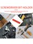 10 Adet 12 Delikli Tornavida Bit Tutucu Taban Saklama Kutusu Hex Bit Organizatör (Yurt Dışından) 4