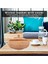 Kapaklı Rattan Kutular, Dayanıklı Rattan Fiber Yuvarlak 11 Inç Çaplı El Dokuma Çok Hasır Tepsi (Yurt Dışından) 3