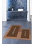 Dijital Baskılı Yıkanabilir Bathroom Yazılı Ikili Banyo Paspası, Klozet-2-Kahve, 1