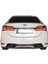Toyota Corolla 4 Çıkış Görünümlü Kırmızı Şeritli Difüzör 2013-2018 Arası Modeller 2