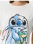 Stitch Tişört Lisanslı Kısa Kollu Bisiklet Yaka Pamuklu Rahat Kalıp 5